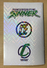 Load image into Gallery viewer, Prey for The Sinner #1 EBAS Naughty CRYSTAL FLECK Variant Comics Elite Exclusive Only 100 Copies Made!!!