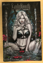 Load image into Gallery viewer, Lady Death: Masters #1 Premiere Edition Variant Cover by Mike Krome Signed by Brian Pulido w/ COA!!!