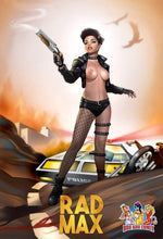 Load image into Gallery viewer, Rad Max #1 Mad Max Movie Poster Homage Nice &amp; Naughty 2 Book Set by Keith Garvey Limited to 69 Sets BooKooComix Worldwide Exclusive Totally Rad Comics