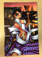 Load image into Gallery viewer, Shahrazad Side Quests: The Geisha in King Arthurs Court ETERNAL Variant Cover by STEF WILSON &amp; Sanju Nivangune Limited to 150 Copies!!!