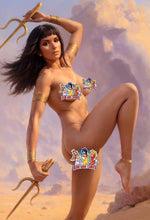 Load image into Gallery viewer, Anck-Su-Namun The Mummy Cosplay 4 Book Variant Cover Set by Nathan Lorenzana Patricia Velásquez Homage