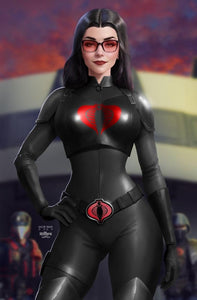 GI Joe Cobra Baroness Cosplay Set 8 Variant Covers Bear Claw Studios Bear Babes Preview Book by Jacob Bear & Matthew BooKooComix Exclusive /99