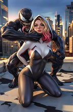 Load image into Gallery viewer, Spider-Gwen Venom Cosplay 5 Book Virgin Variant Cover Set by Oksi BooKooComix