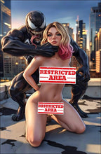 Load image into Gallery viewer, Spider-Gwen Venom Cosplay 5 Book Virgin Variant Cover Set by Oksi BooKooComix