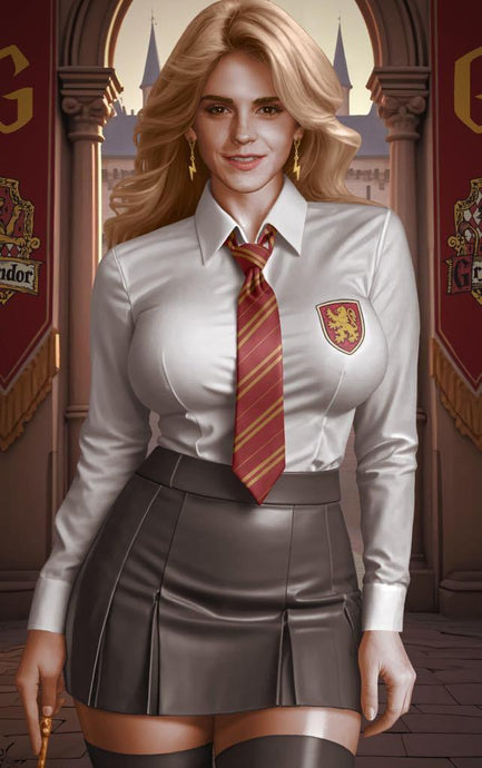 Hermione Granger Harry Potter Cosplay 4 Book Variant Cover Set by Heyy Aggi Emma Watson Homage