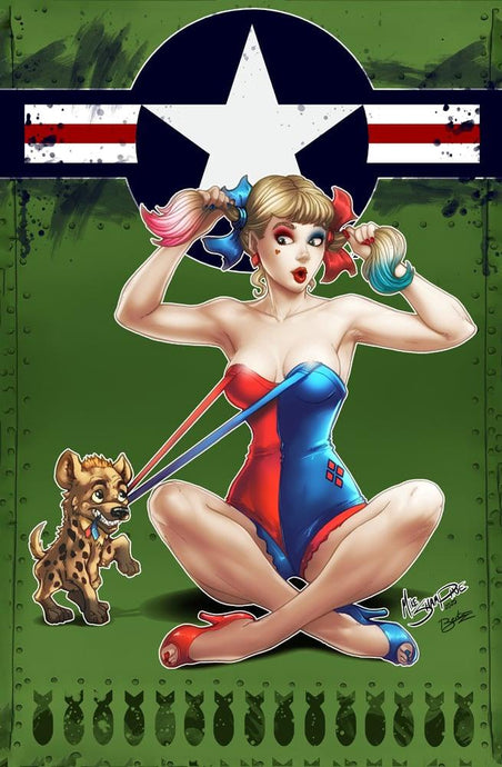 Harley Quinn Coppertone Homage Bomber Series 2 Book Set by Mike Shampine BooKoo Exclusive