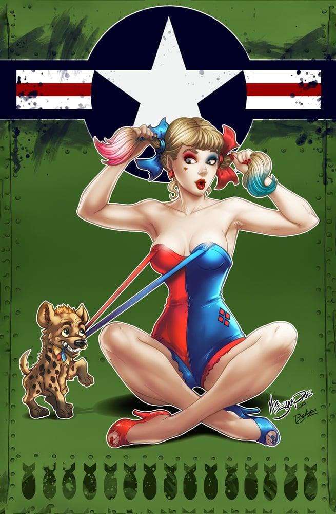 Harley Quinn Coppertone Homage Bomber Series 2 Book Set by Mike Shampine BooKoo Exclusive