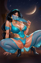 Load image into Gallery viewer, Jasmine Aladdin Cosplay 4 Book Virgin Variant Cover Set by Belka Art BooKoo Exclusive