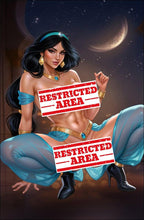 Load image into Gallery viewer, Jasmine Aladdin Cosplay 4 Book Virgin Variant Cover Set by Belka Art BooKoo Exclusive