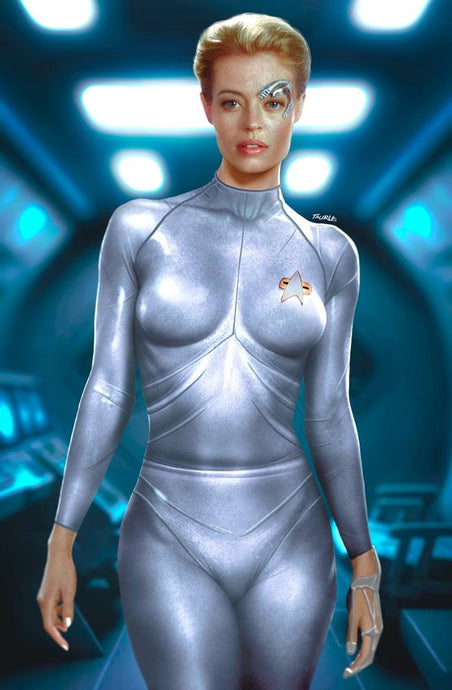 Star Trek Voyager Seven of Nine Cosplay 4 Book Set by Taurus Jeri Ryan Homage BooKooComix Exclusive