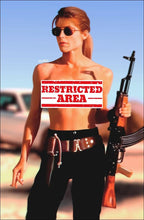 Load image into Gallery viewer, Terminator Sarah Connor Cosplay 4 book Virgin Variant Cover Set by Taurus Linda Hamilton Homage