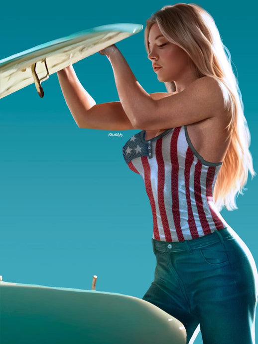 BooKoo Has Great Comics Sydney Sweeney Jeans Homage 4 Book Set by Taurus