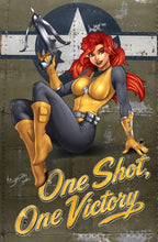 Load image into Gallery viewer, GI Joe Scarlett Cosplay Bomber Art Series 2 Book Variant Cover Set by Mike Shampine