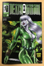 Load image into Gallery viewer, Lady Death: Killers #1 Emerald Death Widow Edition by Steven Butler ECCC Exclusive Signed by Brian Pulido w/ COA Black Widow Homage Only 250 Copies Made!!!