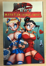 Load image into Gallery viewer, Notti &amp; Nyce #6 School Girls Tryouts Today Nice, Naughty &amp; FULL NUDE CHASE 3 Book Set by Stef Wilson Only 25 Made BooKooComix Exclusive!!!