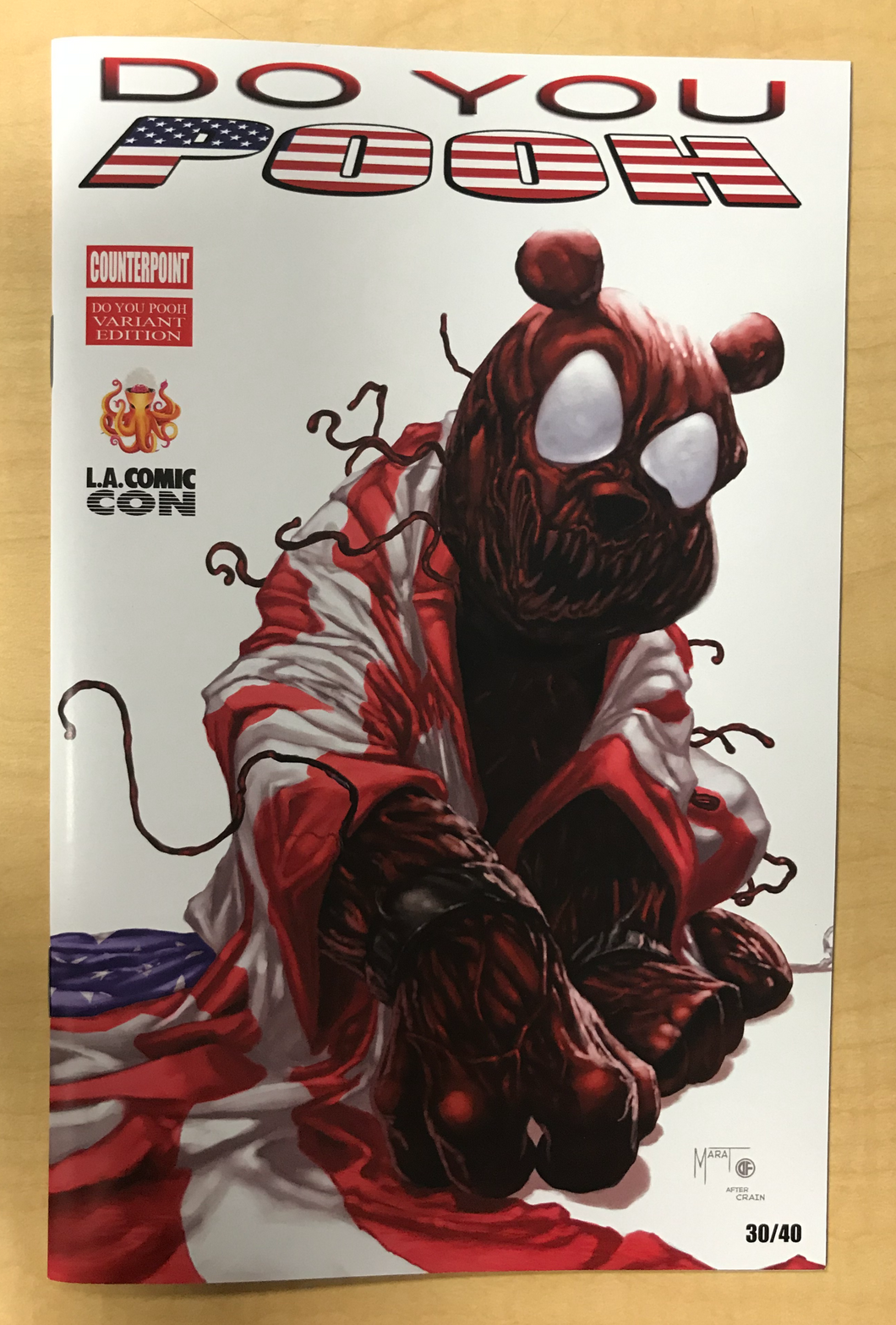 Do You Pooh? #1 Spider-Man Annual #1 Clayton Crain Homage 2019 LACC Exclusive Dress Variant Cover by Marat Mychaels Only 40 Copies Made!!!