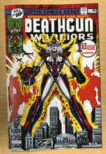Load image into Gallery viewer, Lady Death: Hot Shots #1 Death Gun Edition Marvel Shogun Warriors #1 Herb Trimpe Homage Variant Cover by Steven Butler Signed by Brian Pulido w/ COA Limited to 150 Copies