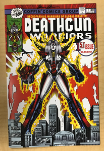 Lady Death: Hot Shots #1 Death Gun Edition Marvel Shogun Warriors #1 Herb Trimpe Homage Variant Cover by Steven Butler Signed by Brian Pulido w/ COA Limited to 150 Copies
