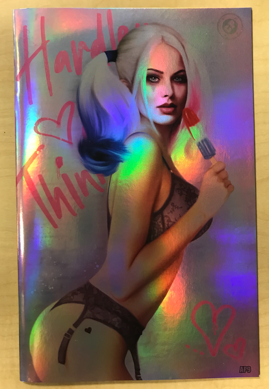 Hardlee Thinn #1 Nice Bomb Pop CHROME HOLOFOIL Variant Cover by Piper Rudich Artist Proof AP Only 10 Copes Made Forbidden Ink / Comics Elite Exclusive!!!