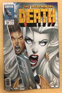 Lady Death: Damnation Game #1 Strike Edition Incredible Hulk #340 Homage Variant Cover by Marat Mychaels MM Artist Proof Only 15 Copies Made!!!