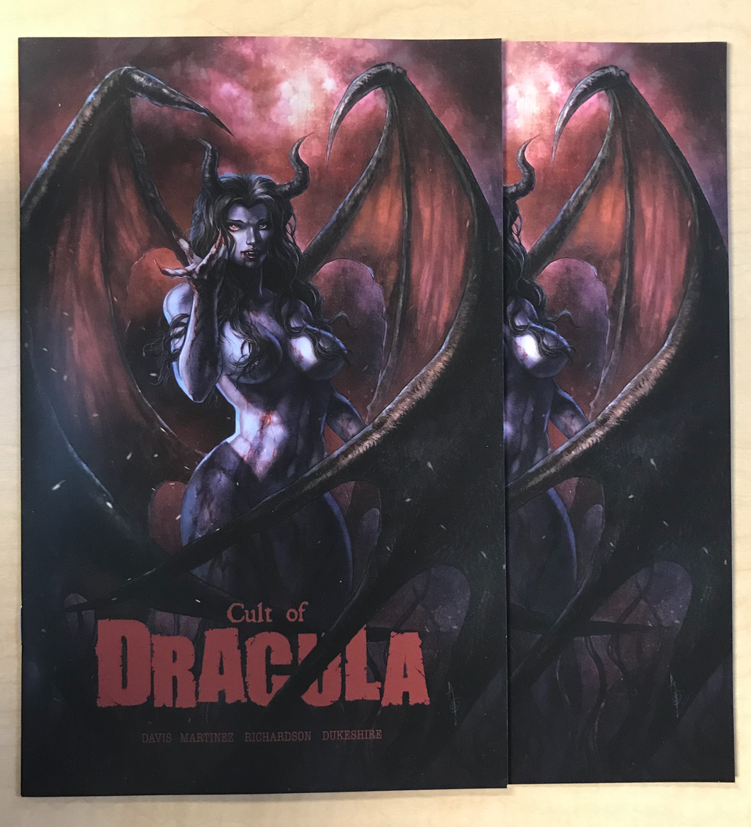 Cult of Dracula #1 Trade Dress & Virgin Variant 2 Book Set by Alan Quah Limited to 400 Second Sight Scorpion Comics Exclusive!!!