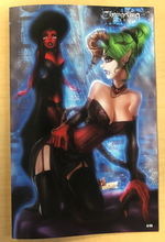 Load image into Gallery viewer, Notti &amp; Nyce Ménage a Trois #11 / The Changeling #1 2021 Goth Day NICE Connecting Cover 2 Book Set by Anastasia Stillsmoking &amp; Anthony Delaney Limited to 35 Serial Numbered Sets!!!