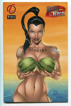 Load image into Gallery viewer, Notti &amp; Nyce #7 NICE Variant Cover by B.D. Lewis Counterpoint Comics Big Melons
