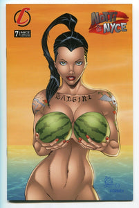 Notti & Nyce #7 NICE Variant Cover by B.D. Lewis Counterpoint Comics Big Melons
