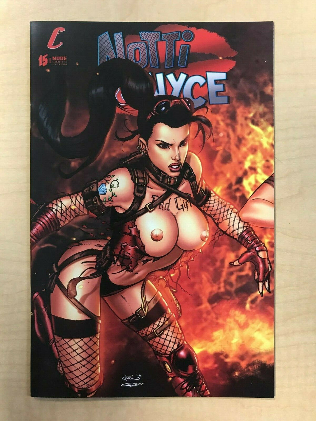 Notti & Nyce #15 A Alex Kotkin NAUGHTY TOPLESS Variant Cover Counterpoint Comics