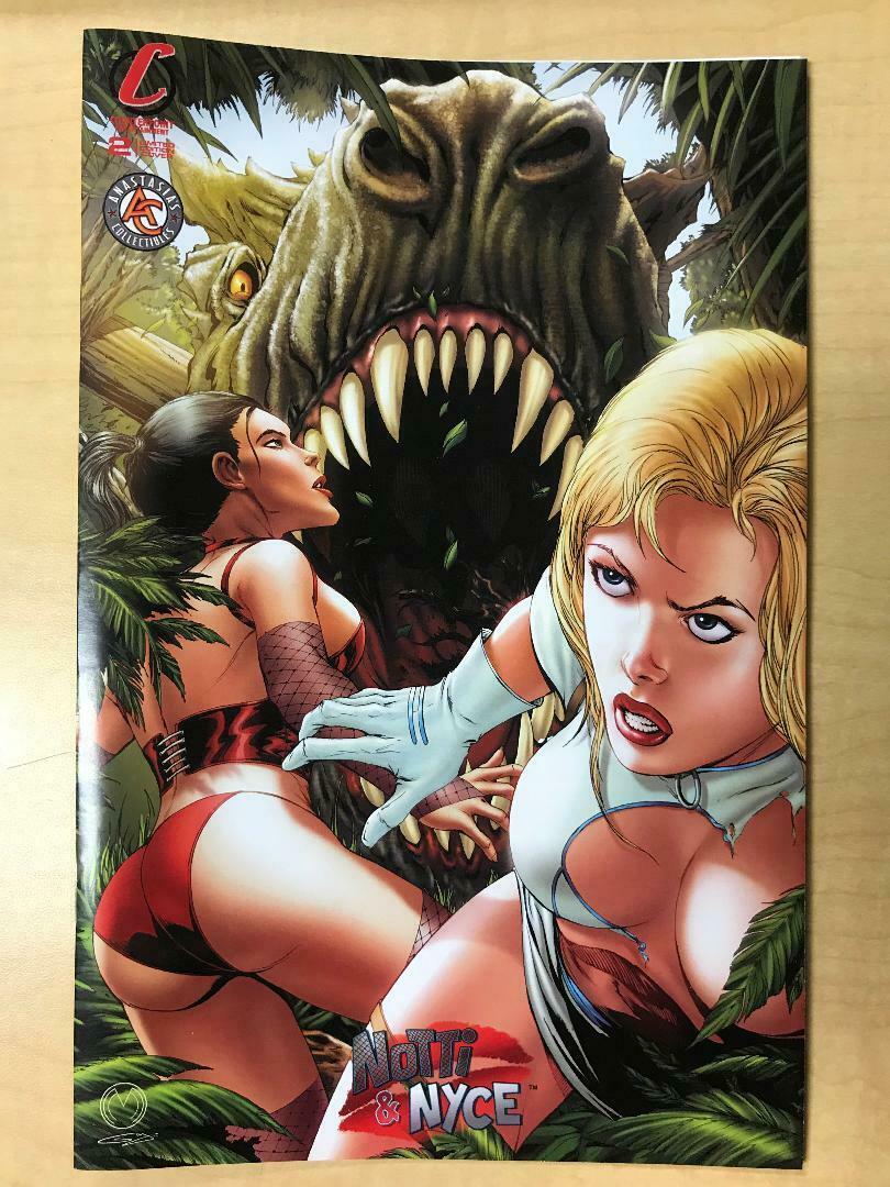 Notti & Nyce #2 Marat Mychaels NAUGHTY Variant Anastasia's Exclusive T-REX Cover