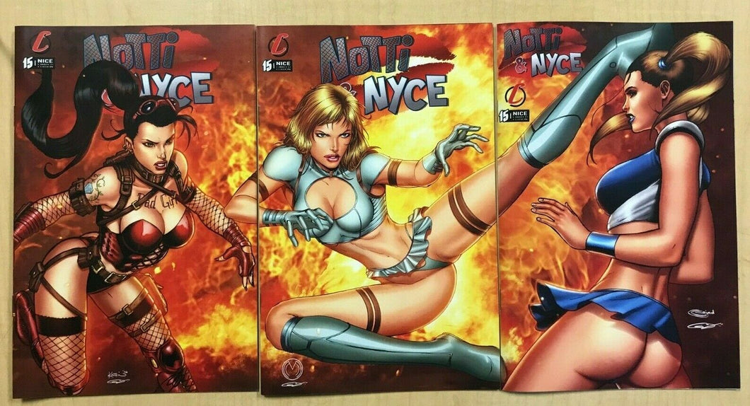 Notti & Nyce #15 3 Book Connecting Set Alex Kotkin Marat Mychaels Sajad Shah