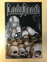 Load image into Gallery viewer, Lady Death Dark Millennium #1 Tranquility Variant Cover by Richard Ortiz Signed by Brian Pulido with a COA Limited to 125