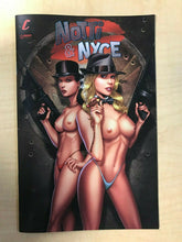 Load image into Gallery viewer, Notti &amp; Nyce #10 NAUGHTY TOPLESS Variant Cover by Marat Mychaels Counterpoint