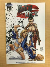 Load image into Gallery viewer, Notti &amp; Nyce #4 NAUGHTY TOPLESS Variant Cover by MARAT MYCHAELS Contraband