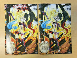 Hardlee Thinn #1 BooKooComix Exclusive LOGO & VIRGIN Variant Cover Set by YoYo