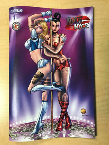 Notti & Nyce #1 NAUGHTY Stripper Variant Cover by Marat Mychaels Contraband