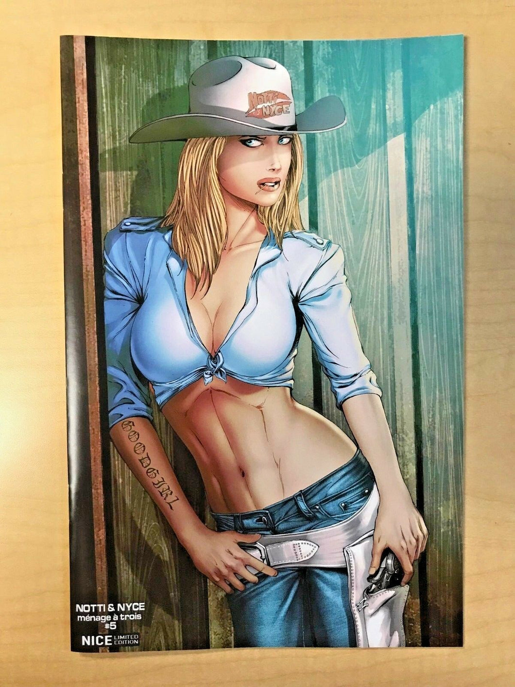 Notti & Nyce Menage A Trois #5 A NICE Variant Cover by Marat Mychaels