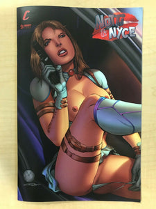 Notti & Nyce #9 NAUGHTY Variant Cover by MARAT MYCHAELS Counterpoint Comics