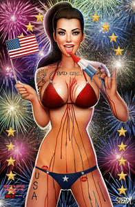 Notti & Nyce #6 4th of July Naughty & Nice Variant Cover Set by Nate Szerdy