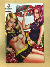 Load image into Gallery viewer, Notti &amp; Nyce Menage A Trois #2 NAUGHTY TOPLESS Variant Cover MIKE DEBALFO