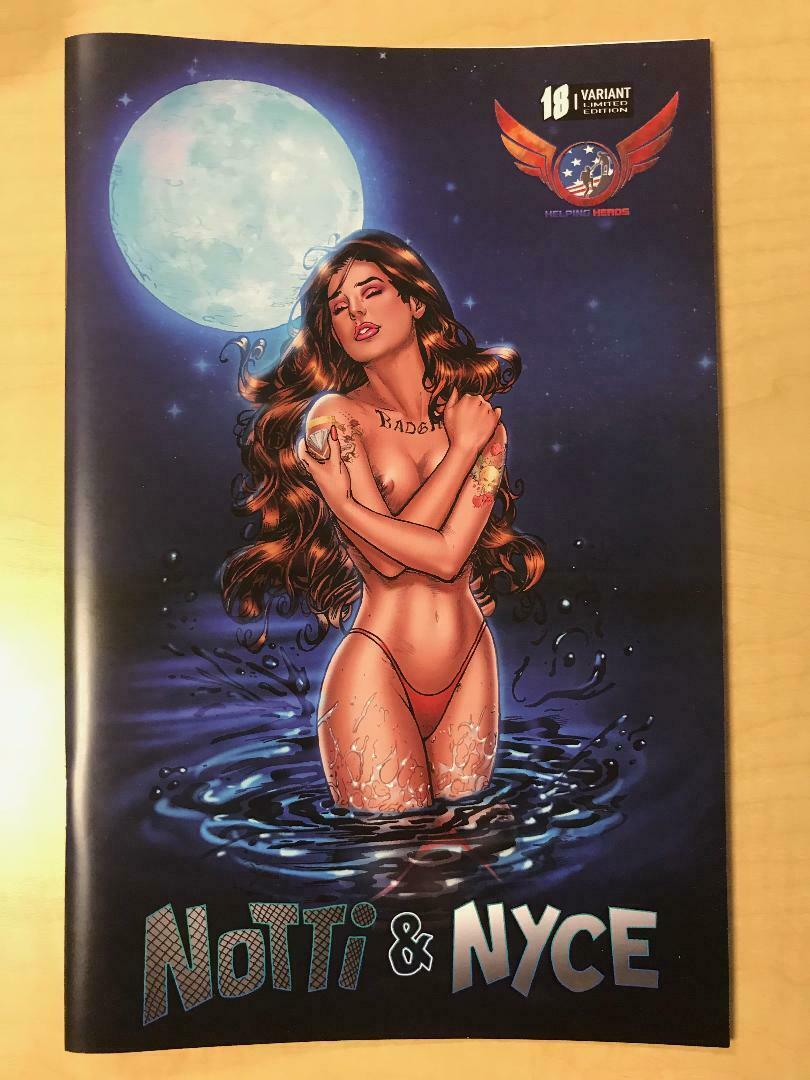 Notti & Nyce #18 Jay Lipson NAUGHTY Helping Heroes Variant Cover SOLD OUT