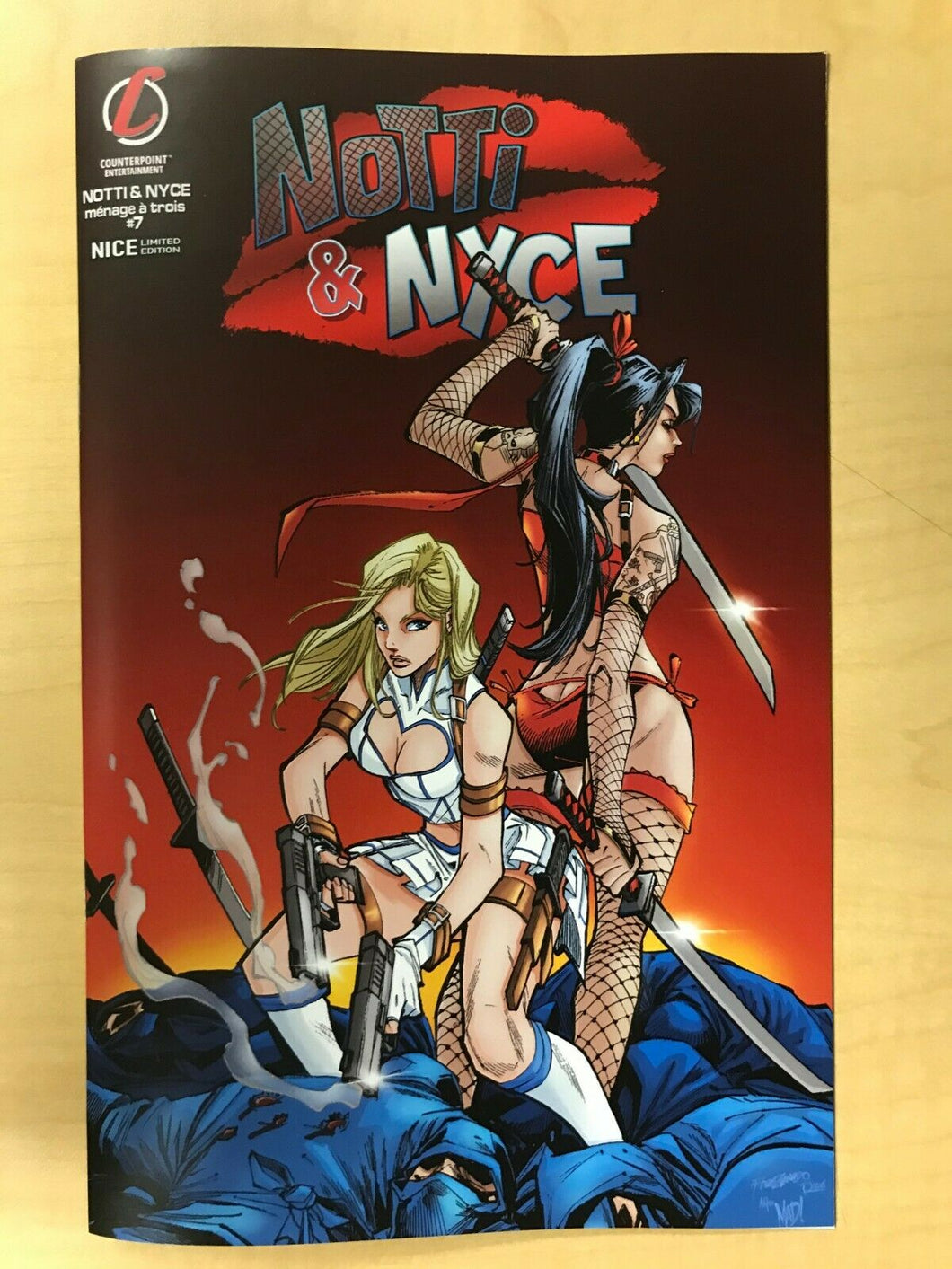 Notti & Nyce Menage a Trois #7 NICE Variant Cover by  FRANCIS ZERRUDO