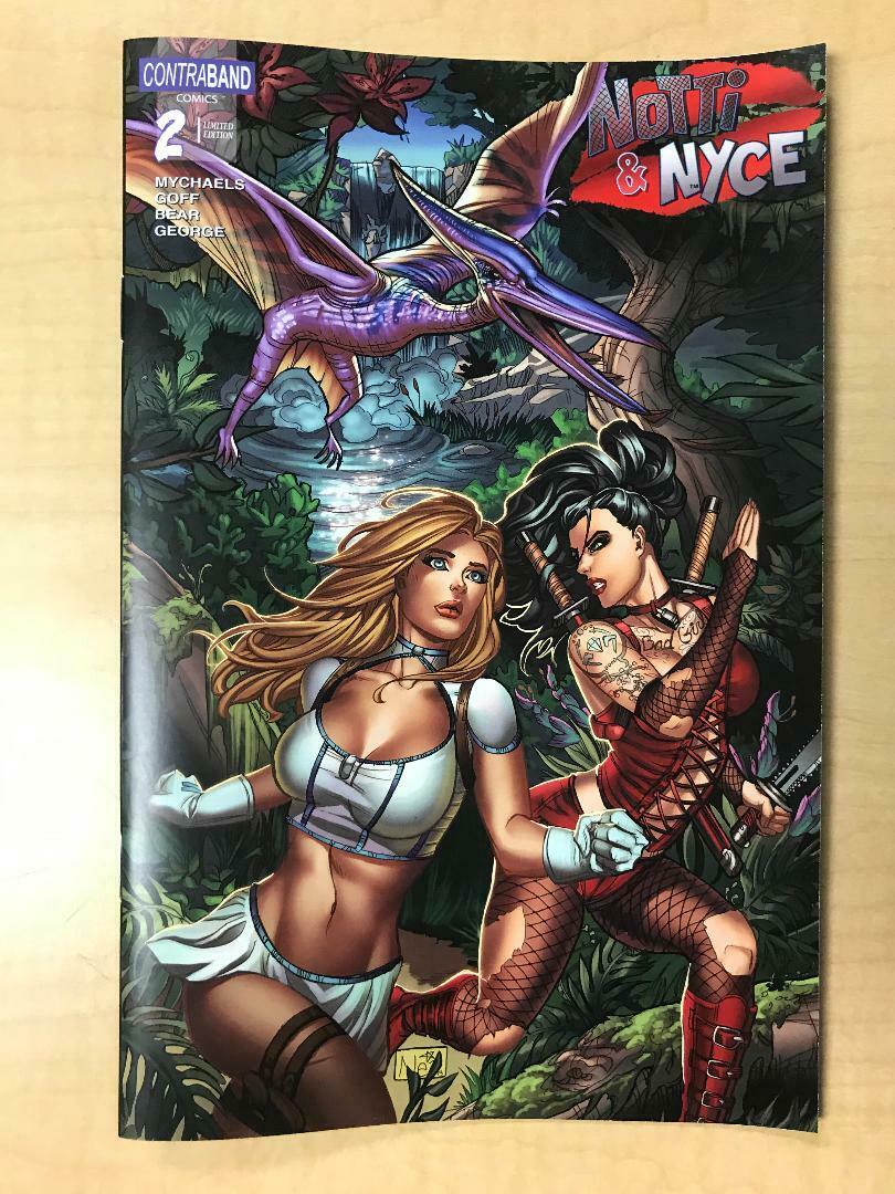 Notti & Nyce #2 NICE PTERODACTYL Variant Cover by Nei Ruffino Anastasia's Excl