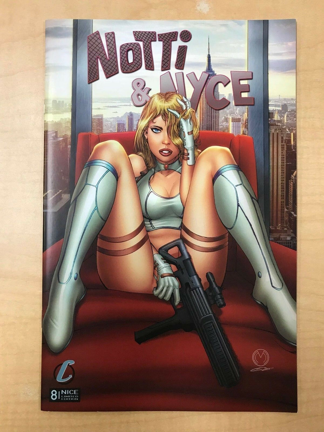 Notti & Nyce #8 Marat Mychaels NAUGHTY Variant Cover Counterpoint