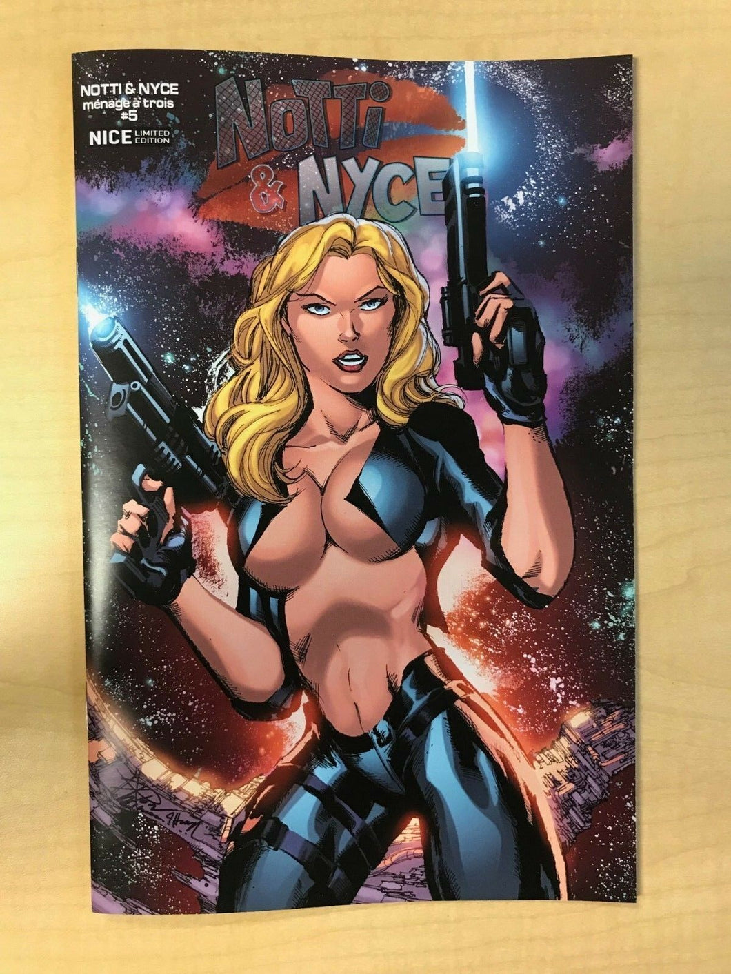Notti & Nyce Menage A Trois #5 C NICE Variant Cover by Ron Williams