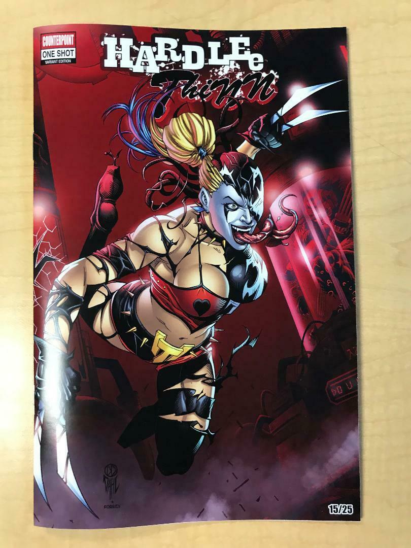 Hardlee Thinn Venomized 2019 BooKooComix Variant Cover by Daniel Dahl 25 Made!!!