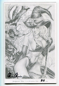 Lady Death Judgment War #1 Pagan Pristine Sketch Variant Cover by Nei Ruffino