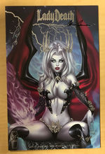 Load image into Gallery viewer, Lady Death: Unholy Ruin #1 EBAS Premium Foil Edition Signed by Brian Pulido w/ COA!!!