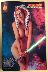 Firebitch #1 Cara Nicole Ahsoka Tano Cosplay May The 4th Be With You Variant Cover by Cara Nicole & Alfred Trujillo BooKooComix Exclusive Edition Limited to 69 Serial Numbered Copies Worldwide!!!