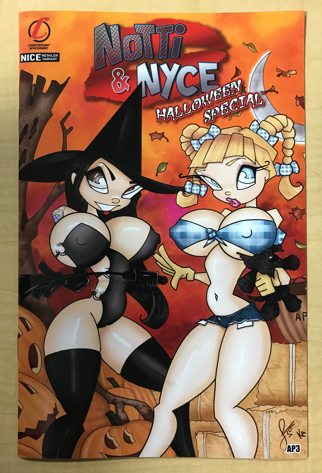 Notti & Nyce: Halloween Special Nice Variant Cover by Stef Wilson Artist Proof AP Only 10 Copies Made Comics Elite Exclusive!!!